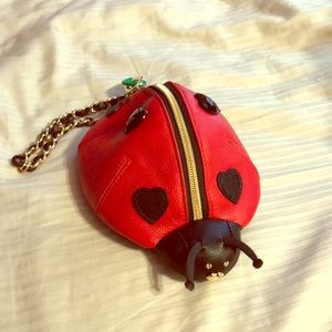 Betsey Johnson Ladybug Wristlet